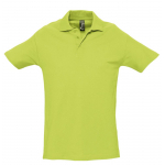 Рубашка поло женская People 210, зеленое яблоко - купить оптом