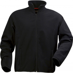 Куртка флисовая мужская Lancaster, черная - купить оптом