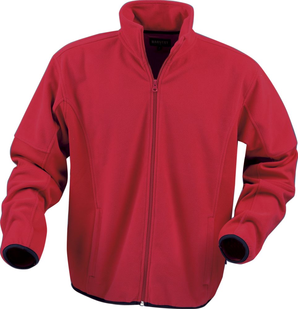 Куртка флисовая мужская Lancaster, красная - купить оптом
