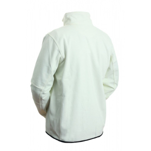 Куртка флисовая мужская Lancaster, белая с оттенком слоновой кости - купить оптом