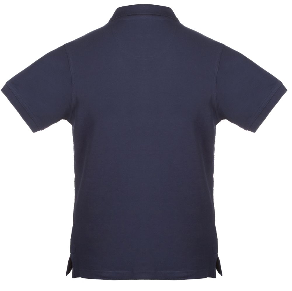 Рубашка поло мужская Morton, темно-синяя - купить оптом