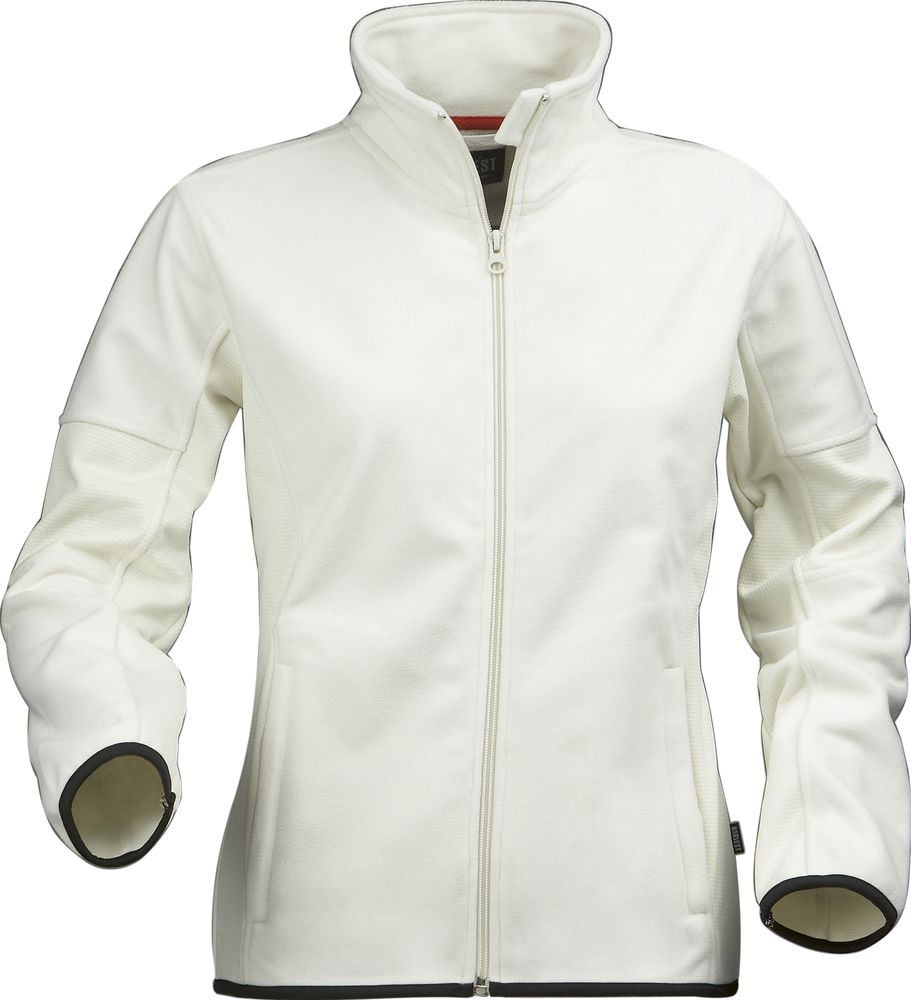 Куртка флисовая женская Sarasota, белая с оттенком слоновой кости - купить оптом