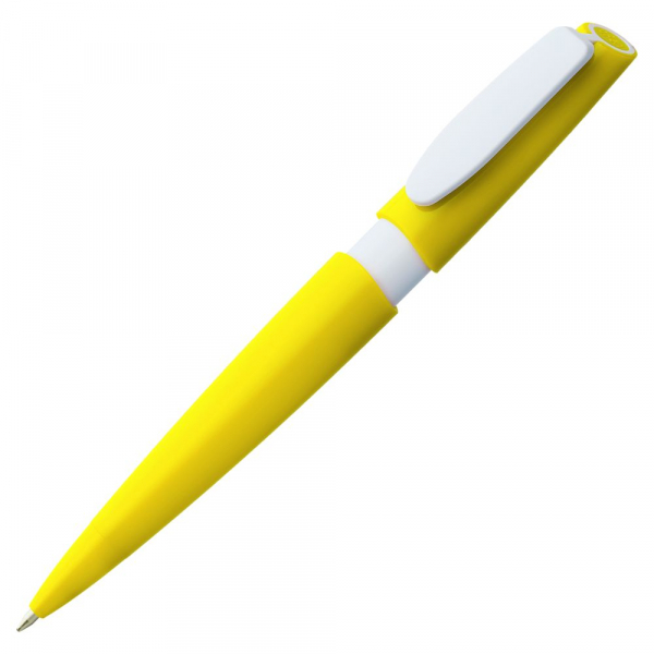 Ручка шариковая Calypso, желтая - купить оптом