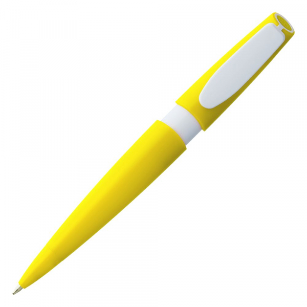 Ручка шариковая Calypso, желтая - купить оптом