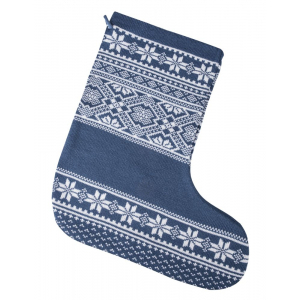 Новогодний носок «Скандик», синий (индиго) - купить оптом