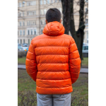 Куртка пуховая мужская Tarner, оранжевая, фото 7