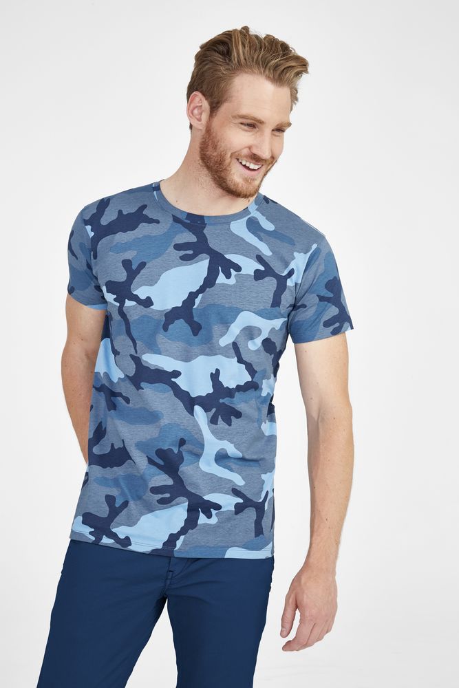 Футболка мужская Camo Men 150 камуфляж - купить оптом