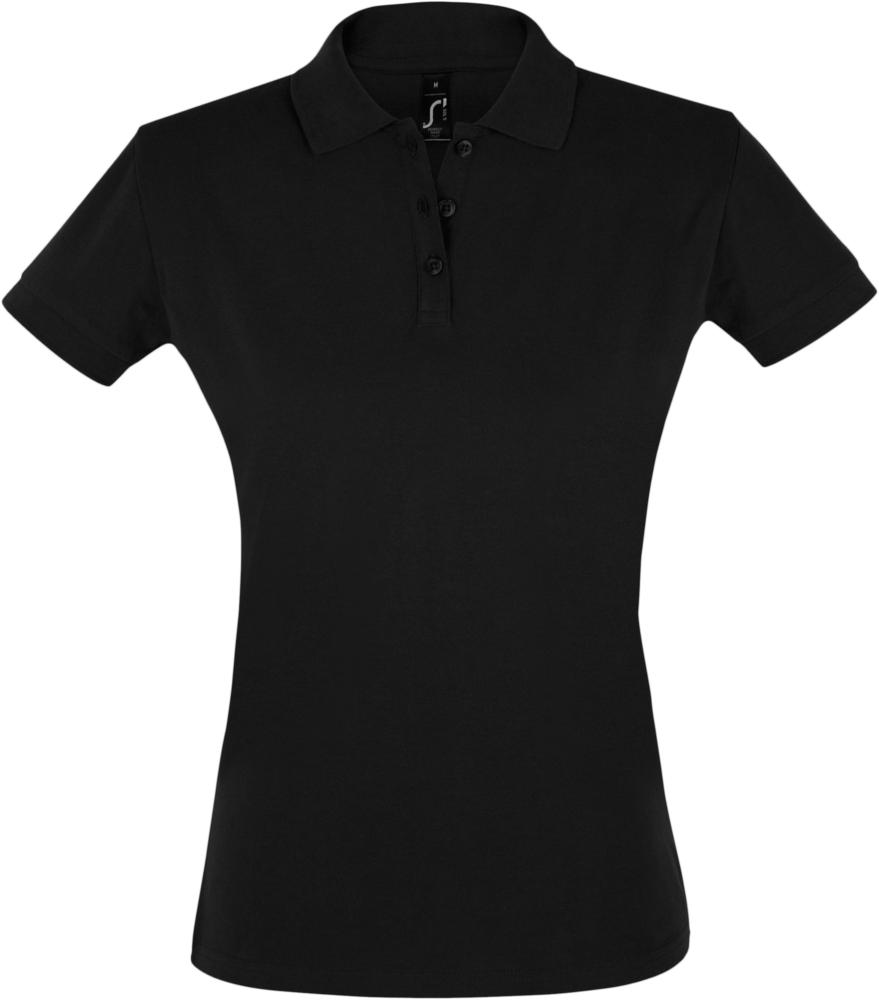 Рубашка поло женская Perfect Women 180 черная - купить оптом