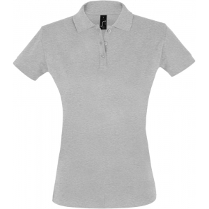Рубашка поло женская Perfect Women 180 серый меланж - купить оптом