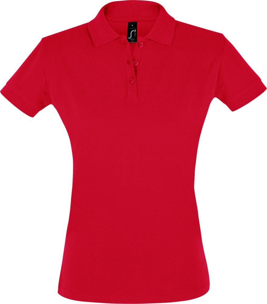 Рубашка поло женская Perfect Women 180 красная - купить оптом