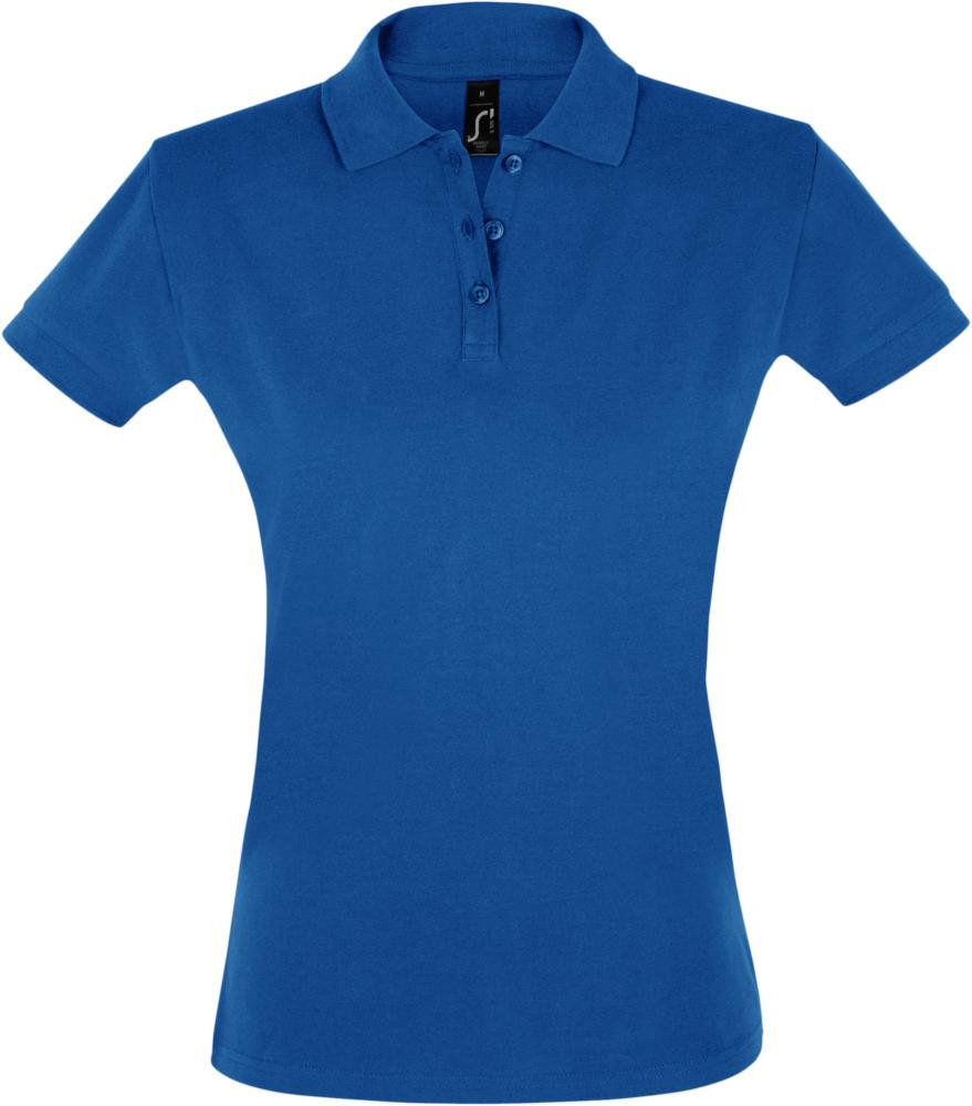 Рубашка поло женская Perfect Women 180 ярко-синяя - купить оптом