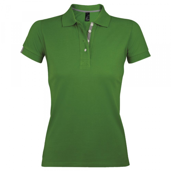 Рубашка поло женская Portland Women 200 зеленая - купить оптом