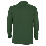 Рубашка поло мужская с длинным рукавом Winter II 210 темно-зеленая, фото 1