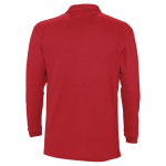 Рубашка поло мужская с длинным рукавом Winter II 210 красная, фото 1
