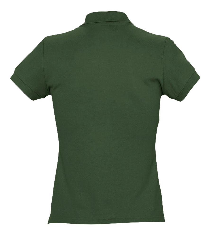 Рубашка поло женская Passion 170, темно-зеленая - купить оптом