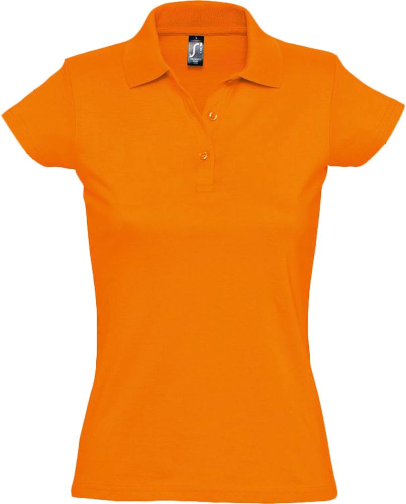 Рубашка поло женская Prescott Women 170, оранжевая - купить оптом