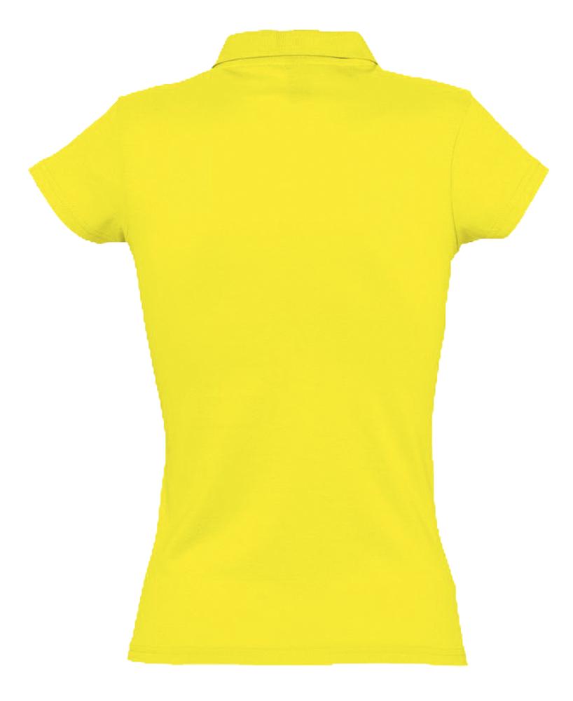 Рубашка поло женская Prescott Women 170, желтая (лимонная) - купить оптом