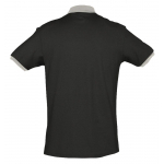 Рубашка поло Prince 190, черная с серым, фото 1