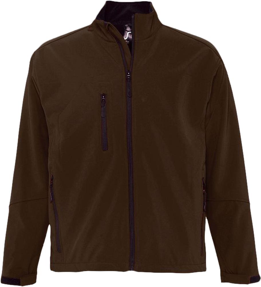 Куртка мужская на молнии Relax 340, коричневая - купить оптом