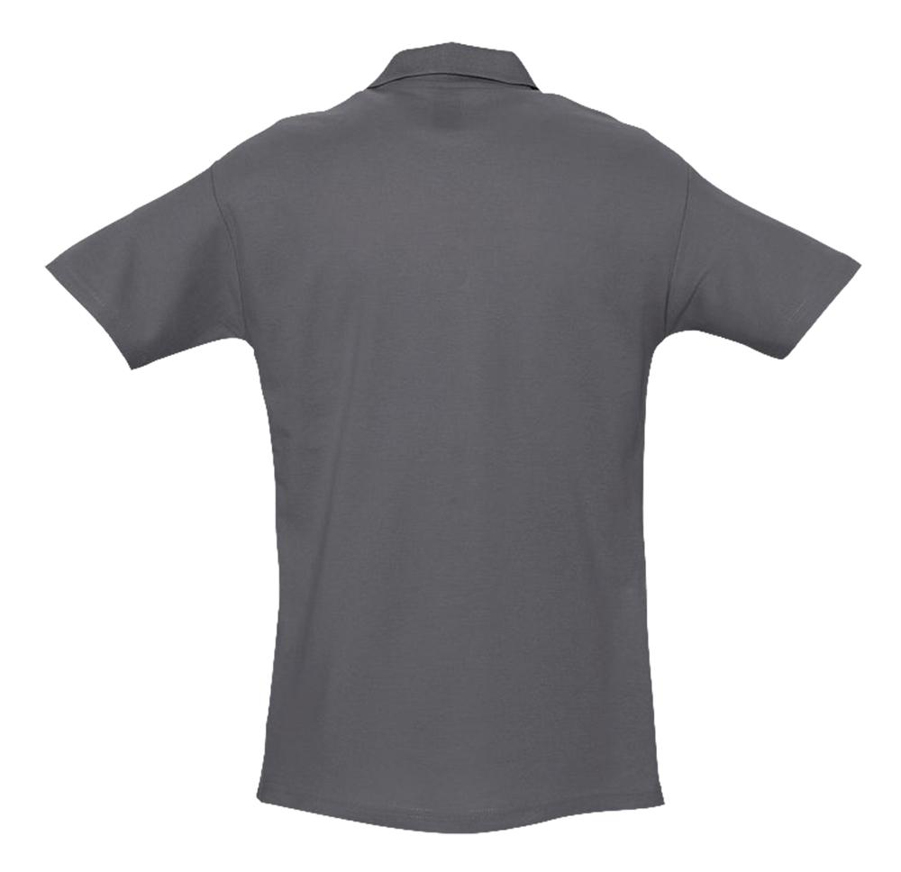 Рубашка поло мужская Spring 210, темно-серая - купить оптом
