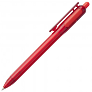 Ручка шариковая Bolide Transparent, красная - купить оптом
