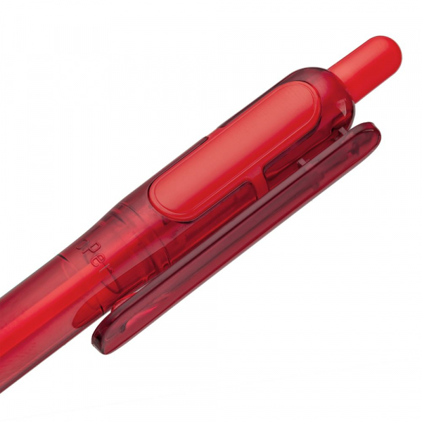 Ручка шариковая Bolide Transparent, красная - купить оптом