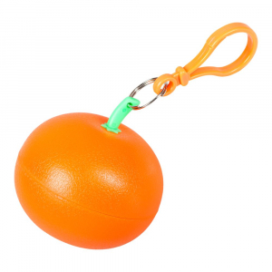 Дождевик в футляре «Фрукт», оранжевый мандарин - купить оптом