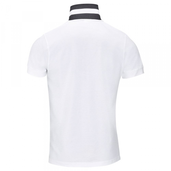 Рубашка поло мужская Patriot 200, белая с черным - купить оптом