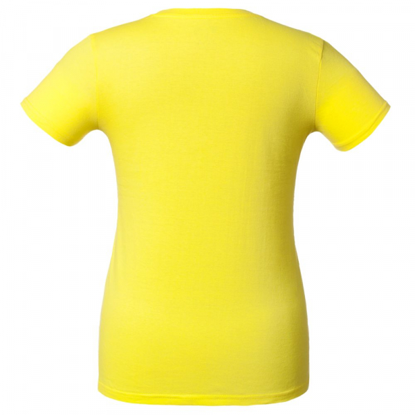 Футболка женская T-bolka Lady, желтая - купить оптом