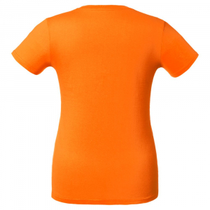 Футболка женская T-bolka Lady, оранжевая - купить оптом