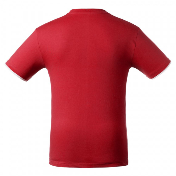 Футболка "Шорт" красная с логотипом - купить оптом