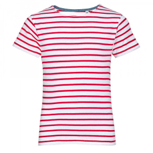 Футболка детская Miles Kids белая с красным - купить оптом