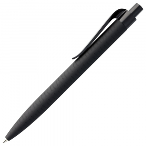 Ручка шариковая Prodir QS03 PRP Tyre Soft Touch, черная - купить оптом