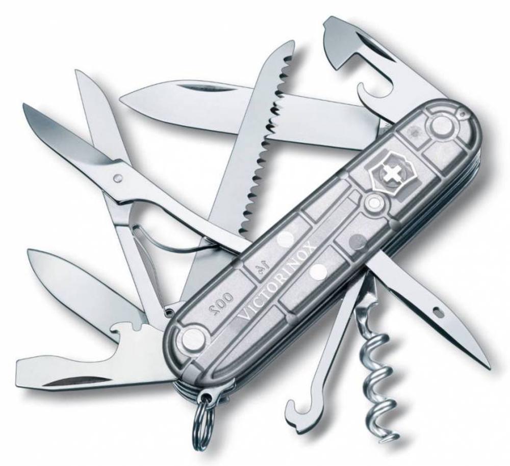 Офицерский нож Huntsman 91, прозрачный серебристый - купить оптом