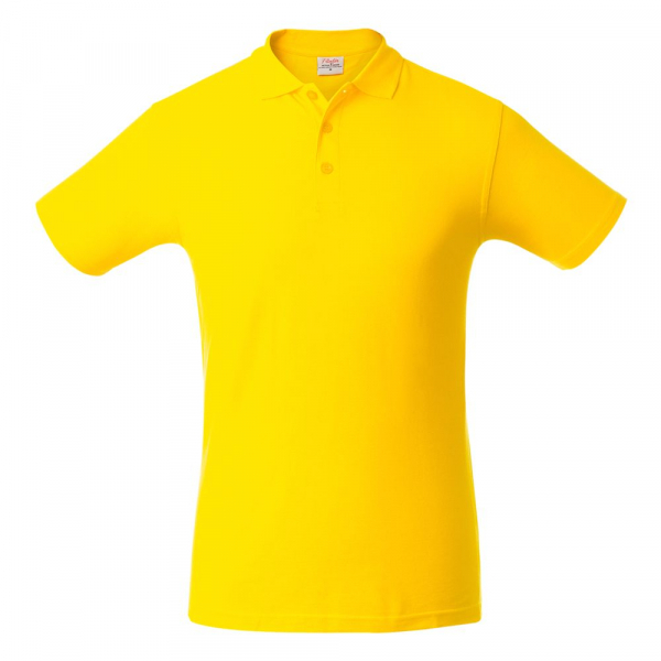 Рубашка поло мужская Surf, желтая - купить оптом