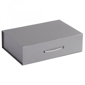 Коробка Case, подарочная, серебристая - купить оптом