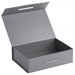 Коробка Case, подарочная, серебристая - купить оптом