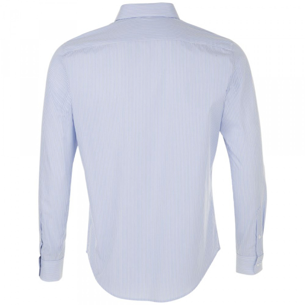 Рубашка мужская Beverly Men, белая с синим - купить оптом