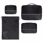 Дорожный набор сумок noJumble 4 в 1, черный, фото 1
