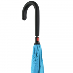Зонт наоборот Unit Style, трость, сине-голубой, фото 6