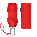 Складной зонт Alu Drop, 4 сложения, автомат, красный, фото 2