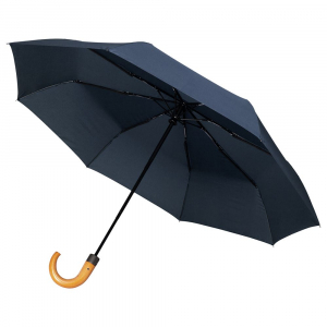 Складной зонт Unit Classic, темно-синий - купить оптом