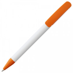 Ручка шариковая Prodir DS3 TPP Special, белая с оранжевым, фото 3