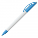 Ручка шариковая Prodir DS3 TPP Special, белая с голубым, фото 1