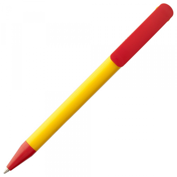 Ручка шариковая Prodir DS3 TPP Special, желтая с красным - купить оптом