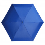 Зонт складной Unit Five, синий в черно-синем чехле, фото 3