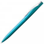 Ручка шариковая Pin Silver, голубой металлик, фото 1