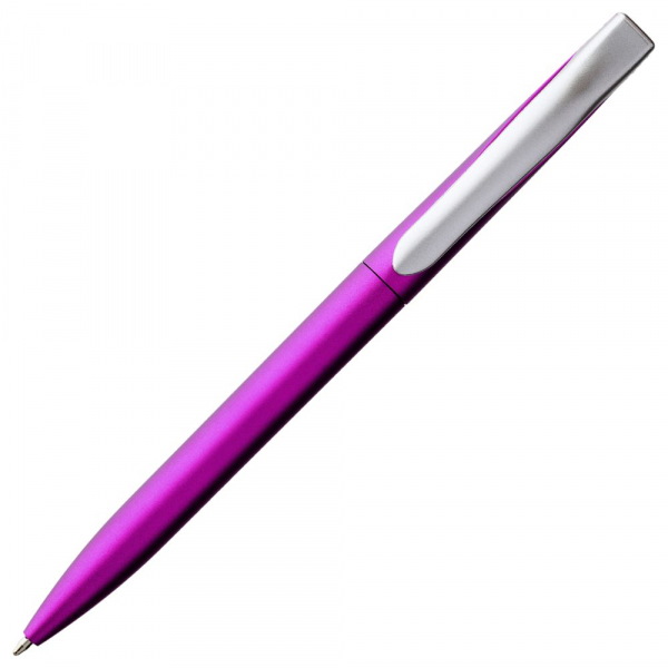 Ручка шариковая Pin Silver, розовый металлик - купить оптом