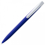 Ручка шариковая Pin Soft Touch, синяя, фото 1