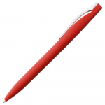 Ручка шариковая Pin Soft Touch, красная, фото 4